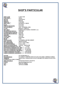 Note : This form to be filled every 5 months and sent to Office