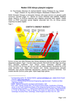 Neden CO2 dünya yüzeyini soğutur