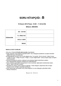 SORU KİTAP&Ccedil;IĞI