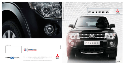 PAJERO - Mitsubishi