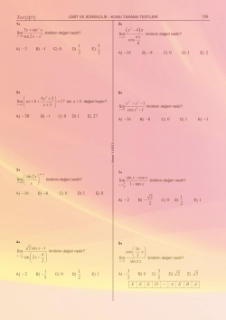 &ouml;rnek sayfalar - Ezbersiz Matematik