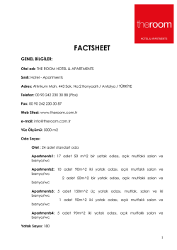 Fact Sheet - theroom.com.tr