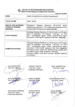 ea ANTALYA B&Uuml;Y&Uuml;KŞEHİR BELEDİYESİ