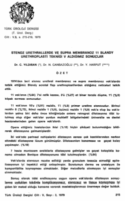 TURK ÜRoLo-.ıl DERGİSİ