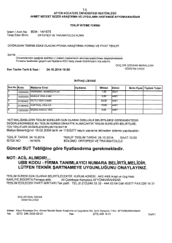 T.c. - Afyon Kocatepe &Uuml;niversitesi