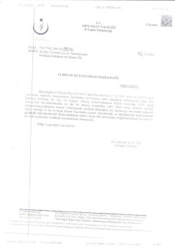 İl Sağlık M&uuml;d&uuml;rl&uuml;ğ&uuml; duyurusu i&ccedil;in tıklayınız