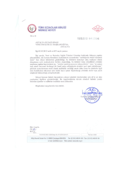 Trust Sağlık Ürünleri yazısı için tıklayınız.