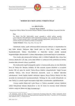 MODERN RUS MEDYASINDA T&Uuml;RKİYE İMAJI1 G&uuml;n&uuml;m&uuml;zde medya