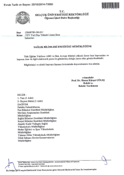 Türk Eğitim Vakfinın ABD ve Batı Avrupa ülkeleri yüksek lisans burs