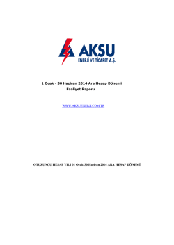 06 Aylık - Aksu Enerji