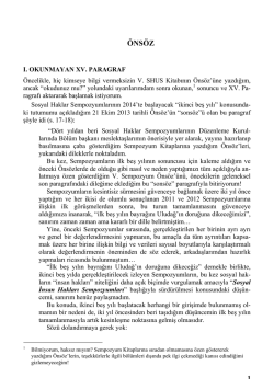 &Ouml;NS&Ouml;Z - sosyal haklar