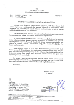 Sanayi Sicil Belgesi