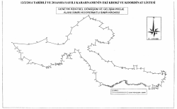 Kroki ve Koordinat Listesi i&ccedil;in tıklayınız.