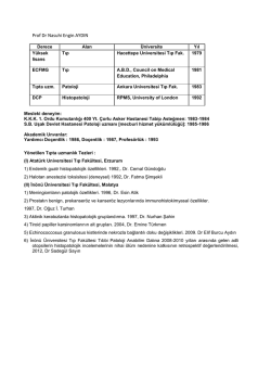 Prof Dr Nasuhi Engin AYDIN