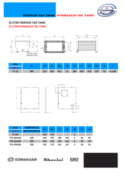 25 litre hidrolik yağ tankı 25 lıter hydraulıc oıl tank