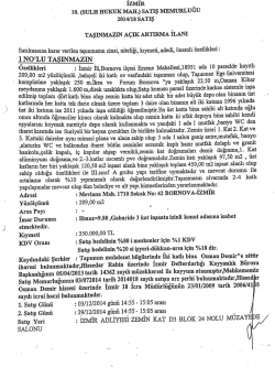 İlana ulaşmak i&ccedil;in l&uuml;tfen tıklayınız!