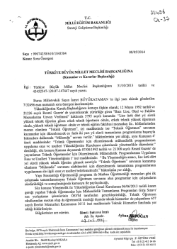 S&uuml;resi Ge&ccedil;tikten Sonra Gelen Cevap