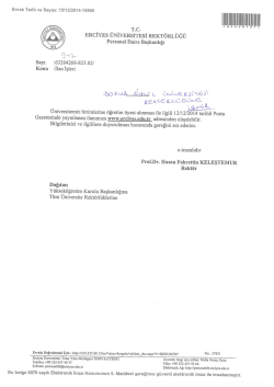 Erciyes &Uuml;niversitesi