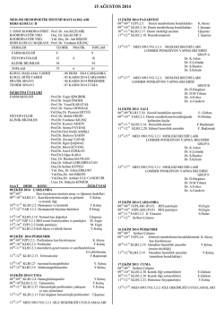 15 Ağustos-Yurdanur HocaALTERNATİF HEMOPOETİK-2014