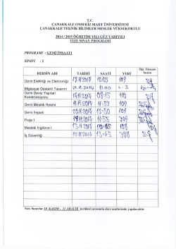 çanakkale 0nseki2 - Çanakkale Teknik Bilimler Meslek Yüksekokulu