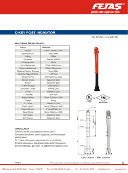 Dikey Post İndikat&ouml;r