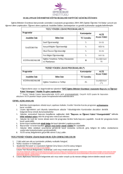 Eğitim Bilimleri Enstitüsü