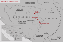 2001 tarihli Balkanlar Haritası