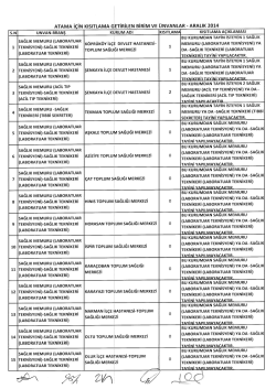 ATAMA İ&Ccedil;İN