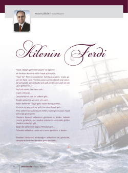 Ailenin Ferdi Mustafa &Ccedil;&Ouml;ĞG&Uuml;N