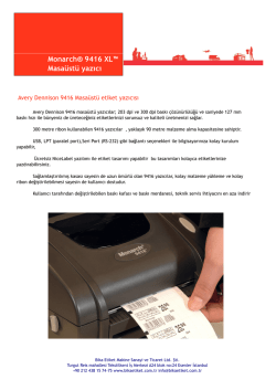 Monarch&reg; 9416 XL&trade; Masa&uuml;st&uuml; yazıcı