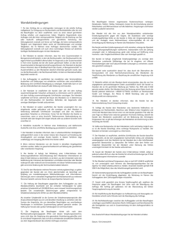 Mandatsbedingungen - Rechtsanw&auml;lte / Avukatlar* S&uuml;rekli und