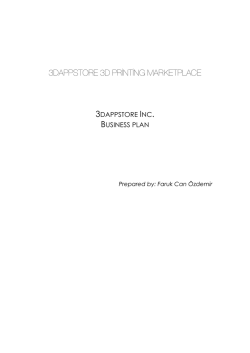 Bussiness Plan for Investors