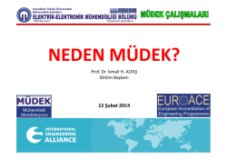 Neden M&Uuml;DEK?