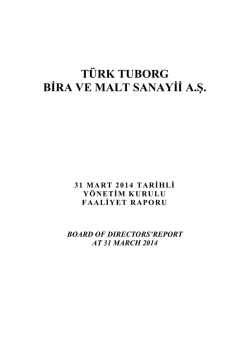 31.03.2014 Faaliyet Raporu