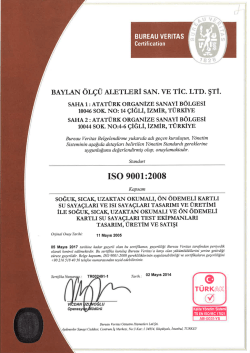 baylan &ouml;l&ccedil;&uuml; aletleri san. ve tic. ltd. şti.