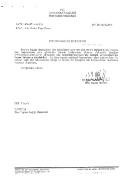 tıklayınız - Adıyaman Halk Sağlığı M&uuml;d&uuml;rl&uuml;ğ&uuml;