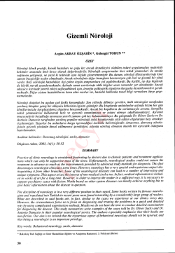 Gizemli N&ouml;roloji - D&uuml;ş&uuml;nen Adam Psikiyatri ve N&ouml;rolojik Bilimler