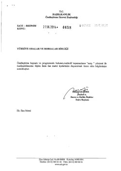 &ouml;zelleştirme_ilan metni-4658 - Bafra Ticaret ve Sanayi Odası