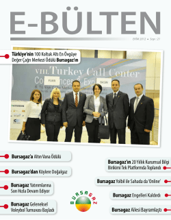 Ekim 2012 - Bursagaz