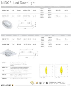 IVIIDOR-Led Dovvnlıght