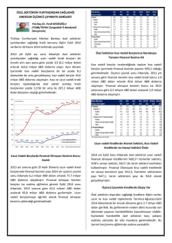 Akademik Danışman K&ouml;şe Yazısı