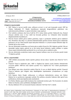ABD Ekonomisi Kaynaklı Finansal Dalgalanmanın