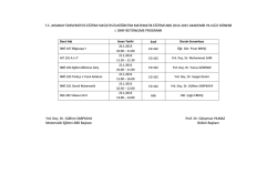 Matematik Eğitimi - B&Uuml;T&Uuml;NLEME - Eğitim Fak&uuml;ltesi