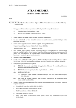 Davet Mektubu - Atlas Mermer