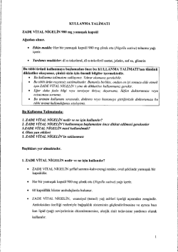 kullanma talimatı - Ilacprospektusu.com