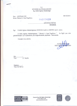 sayı z 62879644/199/ 4 i ` 08/10/2014
