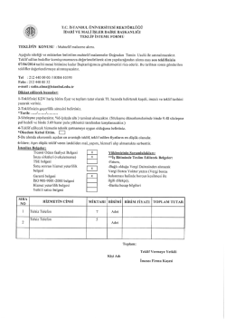 &Uuml;niversitemiz muhtelif birimlerinin ihtiyacı olan 12 adet telsiz telefon