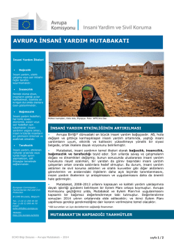 avrupa insani yardım mutabakatı - European Commission