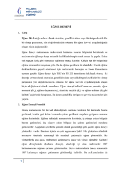 EĞME DENEYĠ