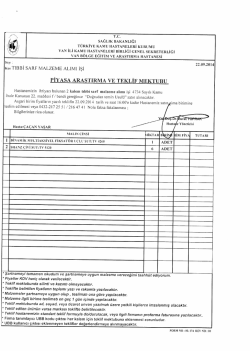 T.C. SAĞLIK BAKANLıĞı - Van B&ouml;lge Eğitim ve Araştırma Hastanesi